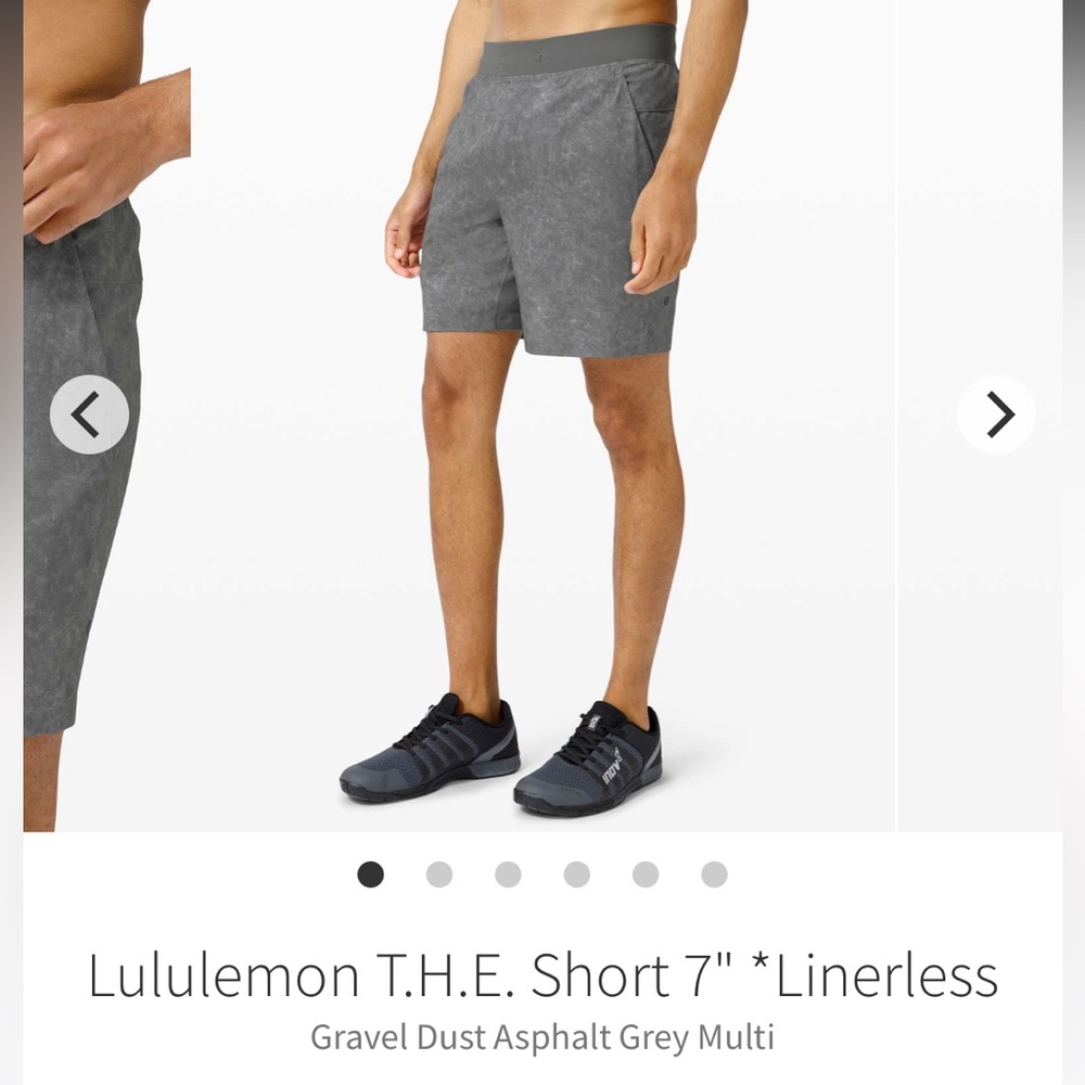 Lululemon T.H.E. Short 7" *Linerless Size XL